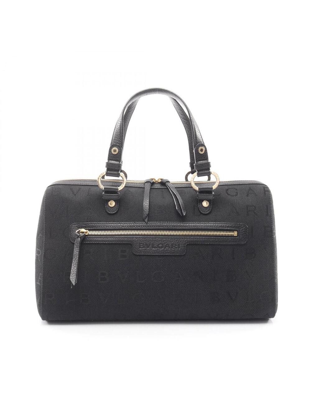 Bvlgari Logo Mania Hand Tote Bag Canvas #295941B43B
